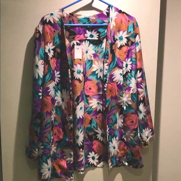 Light flower blazer - Picture 1 of 4